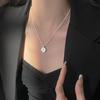 Colar Selo de Gota de Óleo Flor Tulipa Feminino Design de Nicho Senso de Moda Estilo Ins Elegante Exquisito Corrente para Clavícula
