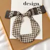 Bufanda fina estrecha pequeña de seda de verano bufanda de cinta para mujer cinta para el pelo cinta para atar bolsa accesorios bufanda decorativa trenzada para el pelo