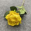 Flor Artificial Roseira de Flanela Rosa Única Rosa Acácia Casamento Decoração de Sala de Estar Buquê de Rosas de Alta Qualidade Presente de Dia dos Namorados