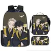 Mochila Escolar Harry Potter de Tres Piezas Mochila Casual para Hombres y Mujeres Mochila para Estudiantes Impresa de Gran Capacidad Mochila para Exteriores