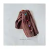 Cachecol de Inverno Infantil Estilo Coreano com Design de Pompons de Pelo, Cachecol de Tricô Quente e Fofo com Bolas, Cachecol para Bebê Masculino e Feminino
