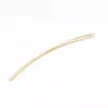 Pendientes Colgantes con Borla de Tira Fina de Cobre Fundido 14K, Pendientes de Gama Alta y Elegantes, Clips para Orejas, Colgantes para Orejas, Accesorios para Joyería DIY