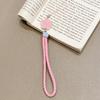 Estilo Ins flor fresca trançada cordão curto universal para capa de celular Apple iphone pingente de corda de mão anti-perda