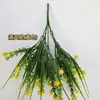 Flor Artificial Transfronteriza Gypsophila Flor Artificial de Plástico Boda Boda Pasto de Primavera Rosa Pequeña Macizo de Flores Valla Paisajismo Traje