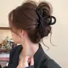 Pinza de Garra de Diseño Acrílico Estilosa Simple para la Parte Posterior de la Cabeza para Mujeres Retro Exquisita Pinza Tiburón para Mucho Cabello Accesorios para el Cabello