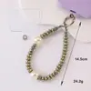 Cadena para teléfono de cristal con lazo incrustado de diamantes de alta gama, minimalista y lujosa, con un diseño fresco y delicado, que sirve como correa para teléfono, accesorio para la muñeca o adorno colgante