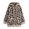 Suéter Tricotado Jacquard Estilo Europeu e Americano Estampa Animal Novo Moletom de Manga Comprida Atacado Outono