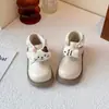Botines Lisos para Niña 2026 Otoño Nueva Llegada Lindos para Niña Pequeña Cuadros Lazo Perro Muñeca Moda Botines Individuales