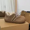 Sapatos Birkenstock Quentes de Algodão com Forro de Fleece para Mulheres, Novas Botas de Neve de Inverno 2025, Sapatos Casuais de Treinamento Alemães Retro com Solado Grosso, Sapatos Peludos
