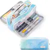 Producto Popular Transfronterizo, A Prueba de Polvo, Duradero, Compartimentos Múltiples, Gran Capacidad, Estuche Escolar para Estudiantes, Bolsa Portátil Multifuncional para Guardar Papelería