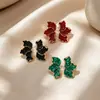 Brincos Femininos Irregulares em Forma de Pétala Retrô, Brincos com Pingente de Flor de Liga Metálica Personalizados, Brincos de Alta Qualidade