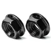 Fabricante Personalizado Aço Inoxidável 304 Porca Sextavada Preta com Flange Porca de Flange Preta Superfície de Flange Porca de Flange