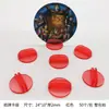 Soporte para tarjetas transparente tipo cristal multiestilo soporte para tarjetas de visita accesorios de juguete tarjeta de papel tarjeta juego de monopoly soporte para tarjetas de colores