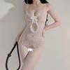 Tirantes sexys ropa interior sexy malla hueco deseo puro lazo perspectiva tentación mono una generación de cabello