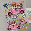 Adesivos Relevo Shin-Chan Desenho Animado 3D Criativo Shin-Chan DIY Caderno Capa de Celular Adesivos Versão Q