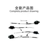 Cerradura de Puerta Eléctrica con Succión Integrada Compatible de Fábrica Original Tesla Modificación de Cerradura de Puerta Eléctrica de Seguridad Anti-pellizcos Cerradura Inteligente de Succión