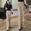 Pantalones Micro Campana 2024 Nuevos Pantalones de Cintura Alta para Combinar con Todo Estilo Coreano Moda de Verano Ajustados Adelgazantes Casuales