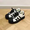 Zapatos de Lona Estilo Coreano para Niños con Suela de Goma Versátiles Casuales Moda Nueva Shell de Cuero de Microfibra Cabeza 6550