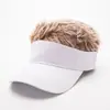 Gorra de Béisbol con Peluca Nueva Hip-Hop Divertida Todo en Uno Visera de Pico para Exteriores Estilo Caliente Transfronterizo Sudeste Asiático Versátil