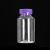 Botellas de Plástico Transparente Personalizadas para Mascotas al por Mayor, Snacks de Frutos Secos y Granos, Frascos Sellados de Miel, Contenedores de Almacenamiento de Boca Ancha