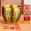 Al por mayor de fábrica Adorno de olla de cobre Cuenco del tesoro Olla de Cien Bendiciones Olla de latón amarillo Olla de latón amarillo Olla de cobre Adorno de artesanía para el hogar