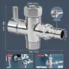 Adaptador de grifo universal para lavabo, convertidor desviador de lavadora de uno a dos, accesorio universal multifuncional para el hogar