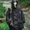 Ropa Funcional Americana con Capucha para Protección Solar para Hombre Verano Delgada Moda Urbana Marca Trendy Ropa de Protección Solar Chaqueta Abrigo Fresca Audaz para Exteriores Montañismo