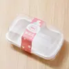 Caja de Empaque para Hojaldre Mochi Pastelería de Yema de Huevo Pastelería de Nieve Pastel de Hilo de Carne Postre Horneado Caja Desechable para Llevar