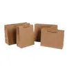 Bolsas de Papel Kraft Sencillas en Stock, Bolsas de Empaque, Bolsas de Regalo con Asas, Venta al por Mayor para Fabricantes de Ropa, Bolsas de Regalo para el Festival del Bote del Dragón