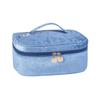 Bolsa de cosméticos de franela estrella de venta caliente Bolsa de almacenamiento de cosméticos de gran capacidad celebridad de Internet bolsa de cosméticos de mano para viaje para mujer