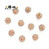 Venda Quente Transfronteiriça Broca de Bola com Furo Reto de 10mm Bola de Bayberry Contas Shambhala Acessórios de Cabelo DIY Acessórios para Pulseira Várias Cores