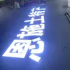 Letras Luminosas, Placas de Publicidade, Fachadas de Lojas, 66 Luzes LED, Letras Mini de Cristal com Luz de Fundo, Rebites