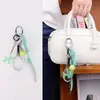 Nuevo Colgante de Bolso Serie Miu Verde Súper Lindo Moderno Llavero Simple Correa Trenzada Multicolor Fábrica