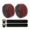 Manillar de bicicleta de carretera MUQZI dead fly con correa de panal de silicona antideslizante y amortiguadora, accesorios para ciclismo transfronterizo