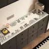 Alfombrilla de entrada de lujo ligero y de alta gama, alfombrilla protectora para encimera de mueble de comedor, zapatero, mueble de vino anti-suciedad, mueble de TV
