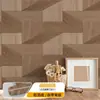 Fábrica de Origen Patrón Vintage Grano de Madera Pared Fondo del Hogar Papel Tapiz Autoadhesivo Pegatinas de Pared Papel Tapiz Decorativo para Renovación