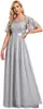 Vestido Amazon 2026 Estilo Nuevo Ropa de Comercio Exterior Vestido de Noche Vestido Largo de Noche Vestido de Encaje Patchwork