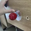 Puxador Cerâmico Colorido no Mesmo Estilo do Xiaohongshu, Puxador Simples Colorido de Furo Único, Puxador de Gaveta e Armário Estilo Americano