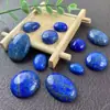 Anillo de Lapis Lázuli Afgano de Venta Caliente en Amazon con Parche Redondo Anillado Multitamaño para Incrustaciones DIY Accesorios de Mesa