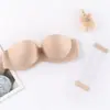 Sujetador Inalámbrico Antideslizante Sin Costuras Transfronterizo para Vestidos de Novia, Ropa Interior Especial Push-Up sin Tirantes, Banda Invisible