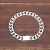 Pulsera de Plata de Ley 925 para Hombre Moderna Simple Cadena Europea y Americana Personalizada Pulsera de Plata para Mujer Plata Tailandesa Versátil Joyería de Mano para Estudiante