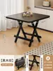 Mesa Plegable, Mesa Pequeña Portátil para Apartamentos de Alquiler, Mesa de Comedor para el Hogar, Mesa Cuadrada, Mesa Pequeña para Montar Puestos