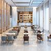 Mesa y silla de oficina de negociación de ventas de celebridades de Internet de lujo ligero, combinación de mesa y silla posmoderna para cafetería, restaurante, tienda de té con leche y sofá