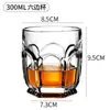Copos de uísque, vidro de cristal, estilo europeu, copos de cerveja espessados, copos de água, acessórios para bebidas de bar atacado, e-commerce transfronteiriço.