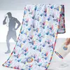 Toallas Estampadas para Eventos, Toallas de Baloncesto Personalizadas, Toallas Refrigerantes Deportivas para Bádminton, Toallas Deportivas Doble Cara para Animación