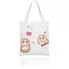 Bolsa Tote de Lona, Bolsa de Compras de Lona, Bolsa Tote de Lona da Moda para Homens e Mulheres, Bolsa Tote para Estudo