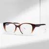Nova Armação de Óculos Estilo Coreano Ultraleve Gatinho para Mulheres, Tartaruga, Visual Natural, Fashion, Tendência, Estilo de Rua, Alta Qualidade, Óculos com Filtro de Luz Azul