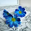 Ramo de flores de cosmos artificiales, decoración de flores falsas, arreglo floral de boda de tela de seda, accesorio fotográfico de flor de seda