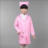 Uniformes de Médico e Enfermeira para Crianças, Fantasias Profissionais de Role-Playing para Crianças, Jaleco Branco de Canto de Área de Casinha de Brinquedo de Jardim de Infância
