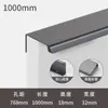 Manija Minimalista Invisible para Puertas de Gabinete, Cajones y Armarios, Montaje Lateral, Manija Pequeña sin Taladro, Negro y Dorado, Esquinas Redondeadas